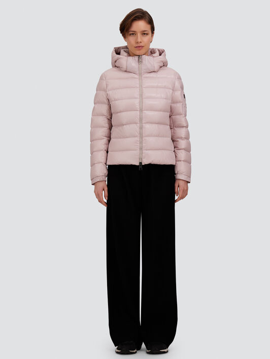 HERO DOWN JACKET IN GLOSSY NYLON