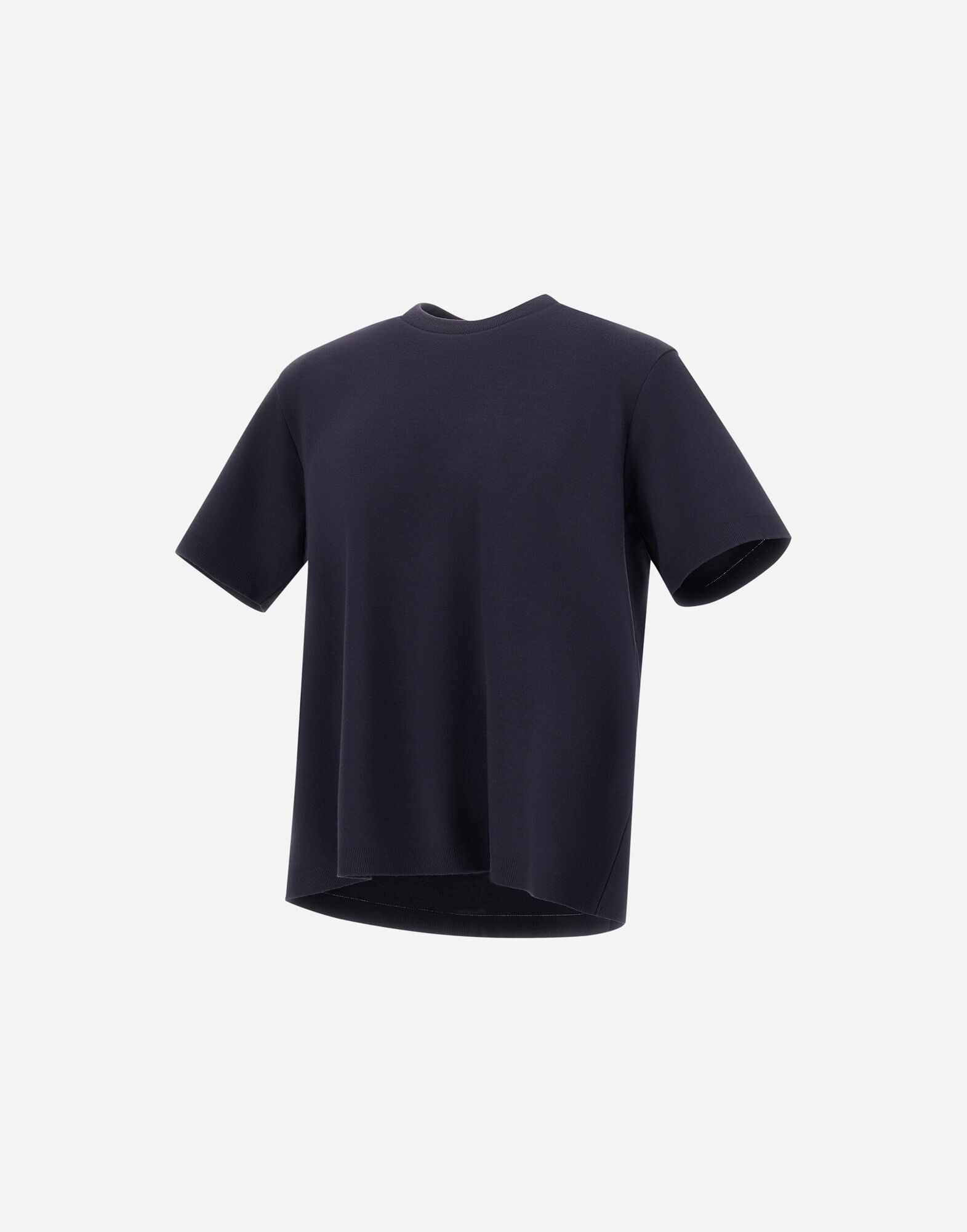 ダブルフェイスコットン＆カシミヤ Tシャツ