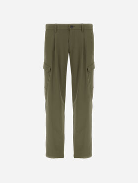 LIGHT COMFORT STRETCH WOVEN CARGO TROUSERS