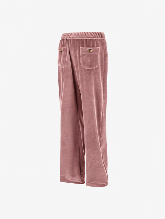SMOOTH VELVET TROUSERS