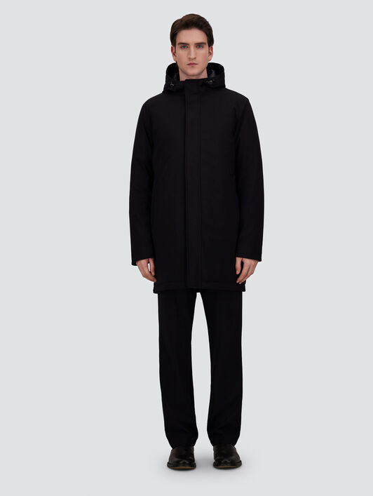 STRETCH TWILL OVERSIZE JACKET
