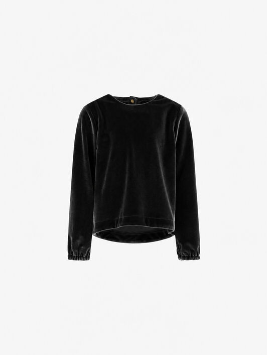 SMOOTH VELVET BLOUSE