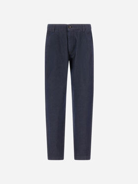 ORGANIC COTTON DENIM TROUSERS