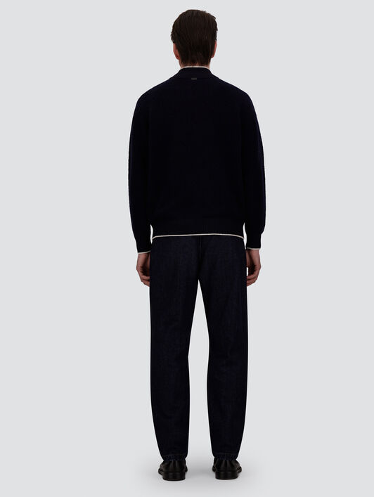 CASHMERE AND WOOL BOUCLÉ JUMPER