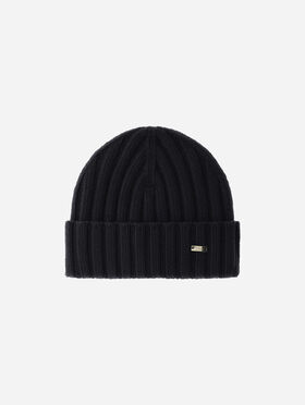 RIBBED WOOL BEANIE