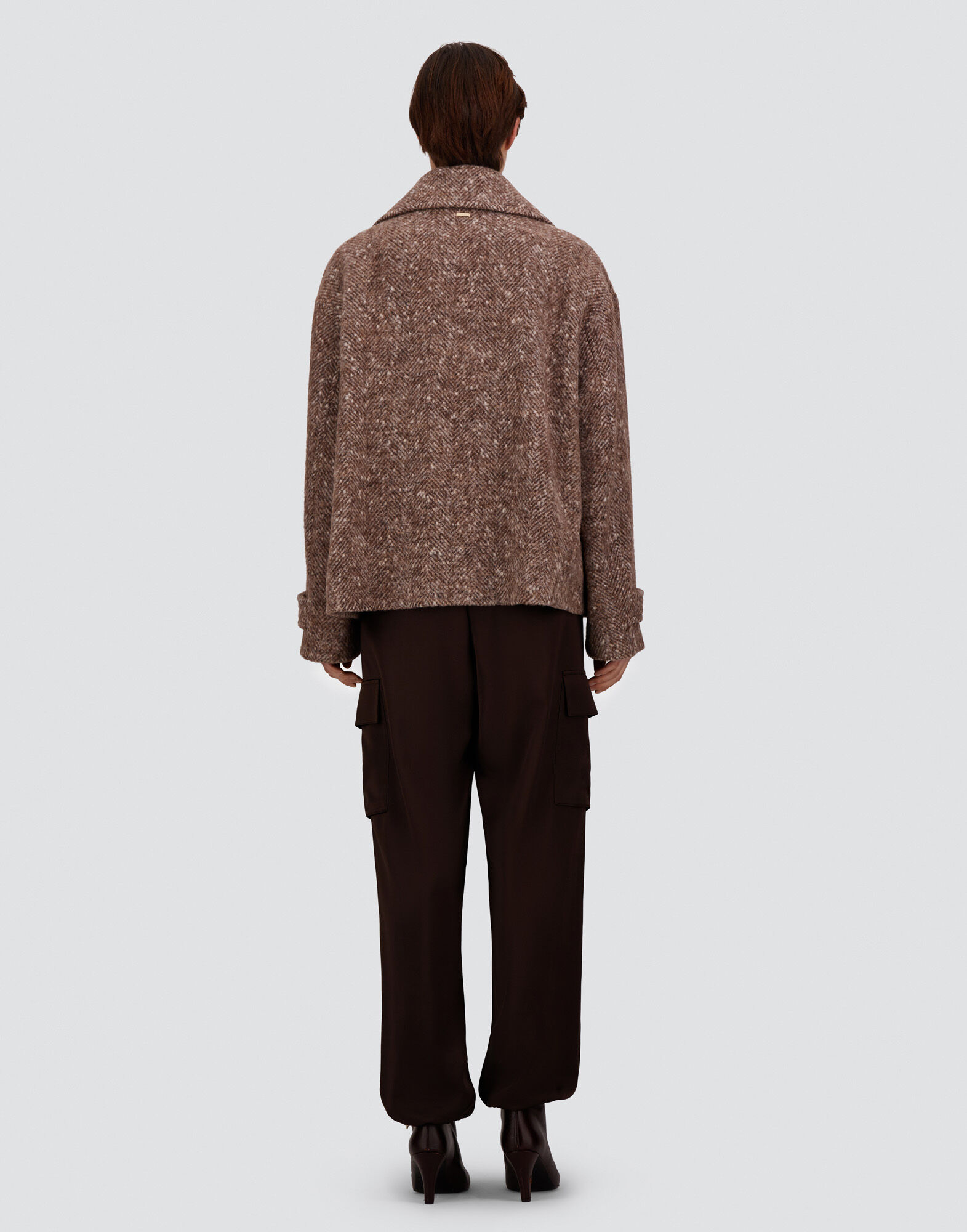 BABY ALPACA AND WOOL-BLEND PEACOAT