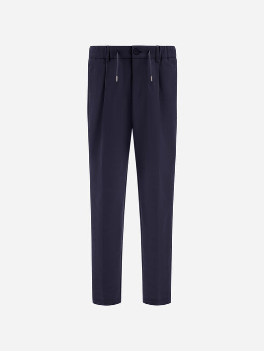 TECHNICAL STRETCH FABRIC TROUSERS