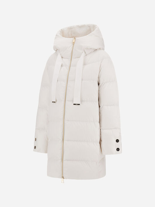 A-SHAPE JACKET IN SATIN