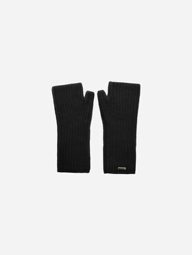 GLOVES IN COB STITCH CARDED WOOL