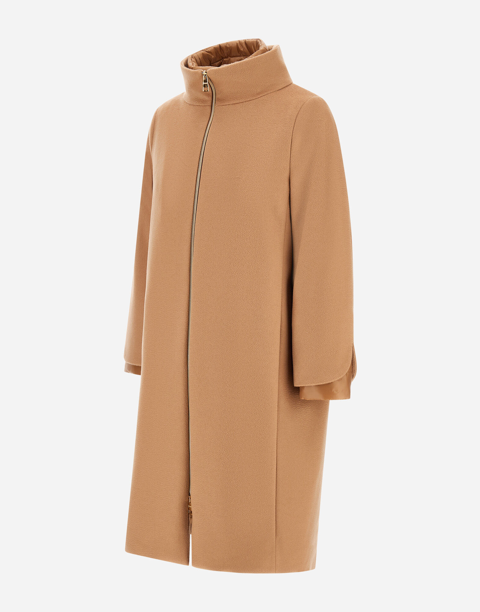 COAT IN NEW CASHMERE AND NYLON ULTRALIGHT