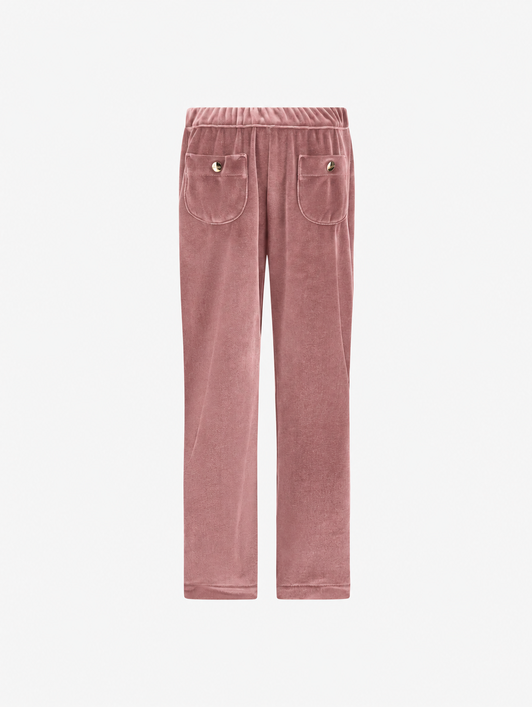 SMOOTH VELVET TROUSERS