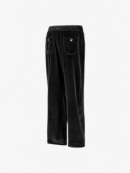 SMOOTH VELVET TROUSERS