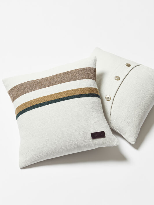 COTTON AND LINEN SUMMER CUSHION