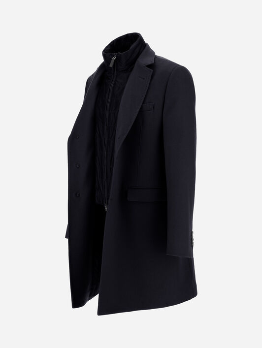 COAT IN PURE CASHMERE AND NYLON ULTRALIGHT