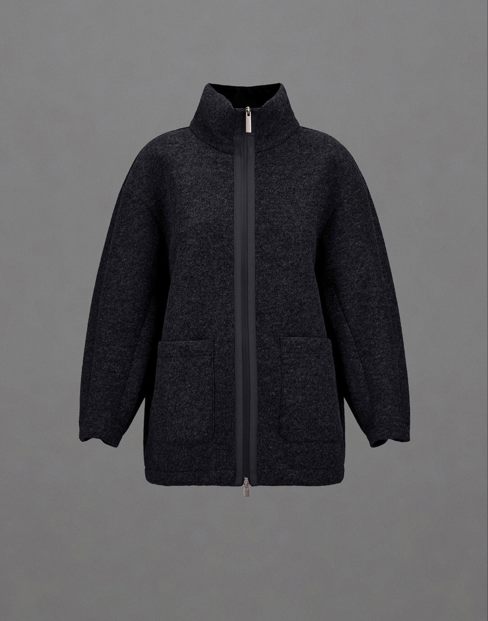 VESTE LAMINAR EN TECHNICAL WOOL