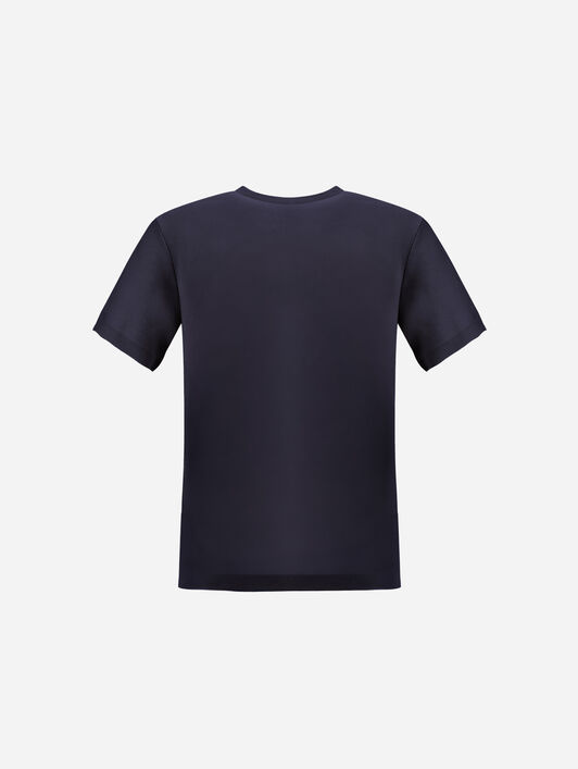ダブルフェイスコットン＆カシミヤ Tシャツ