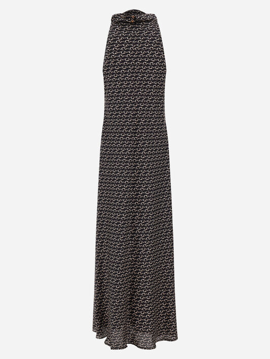 KLEID AUS SEIDE MIT GANCIO-PRINT