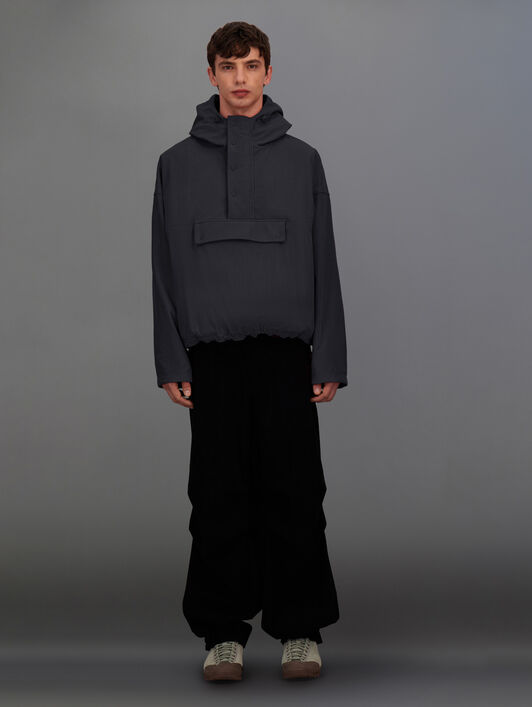 CHAQUETA ANORAK LAMINAR DE WASHED TECH-CORDUROY