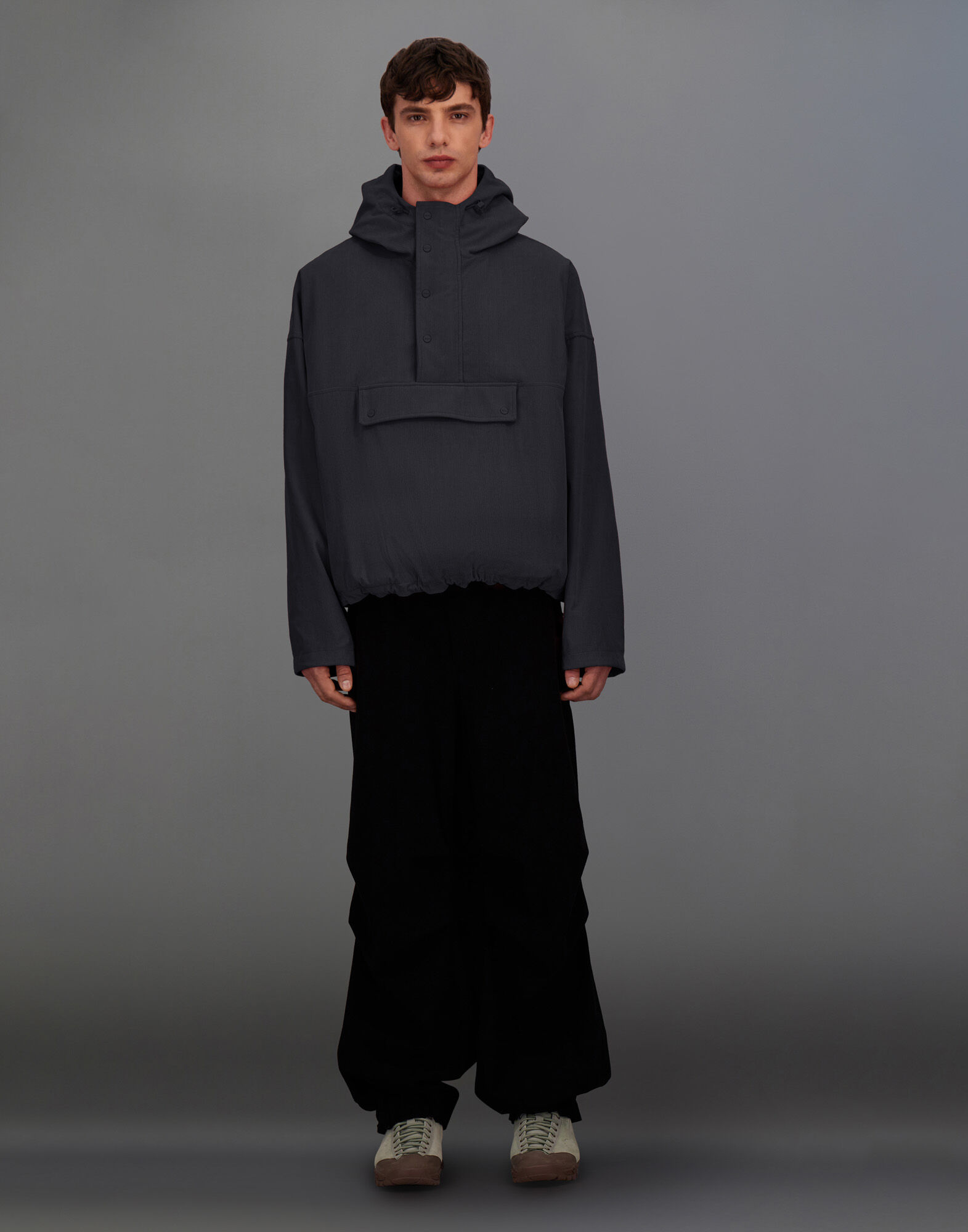 CHAQUETA ANORAK LAMINAR DE WASHED TECH-CORDUROY