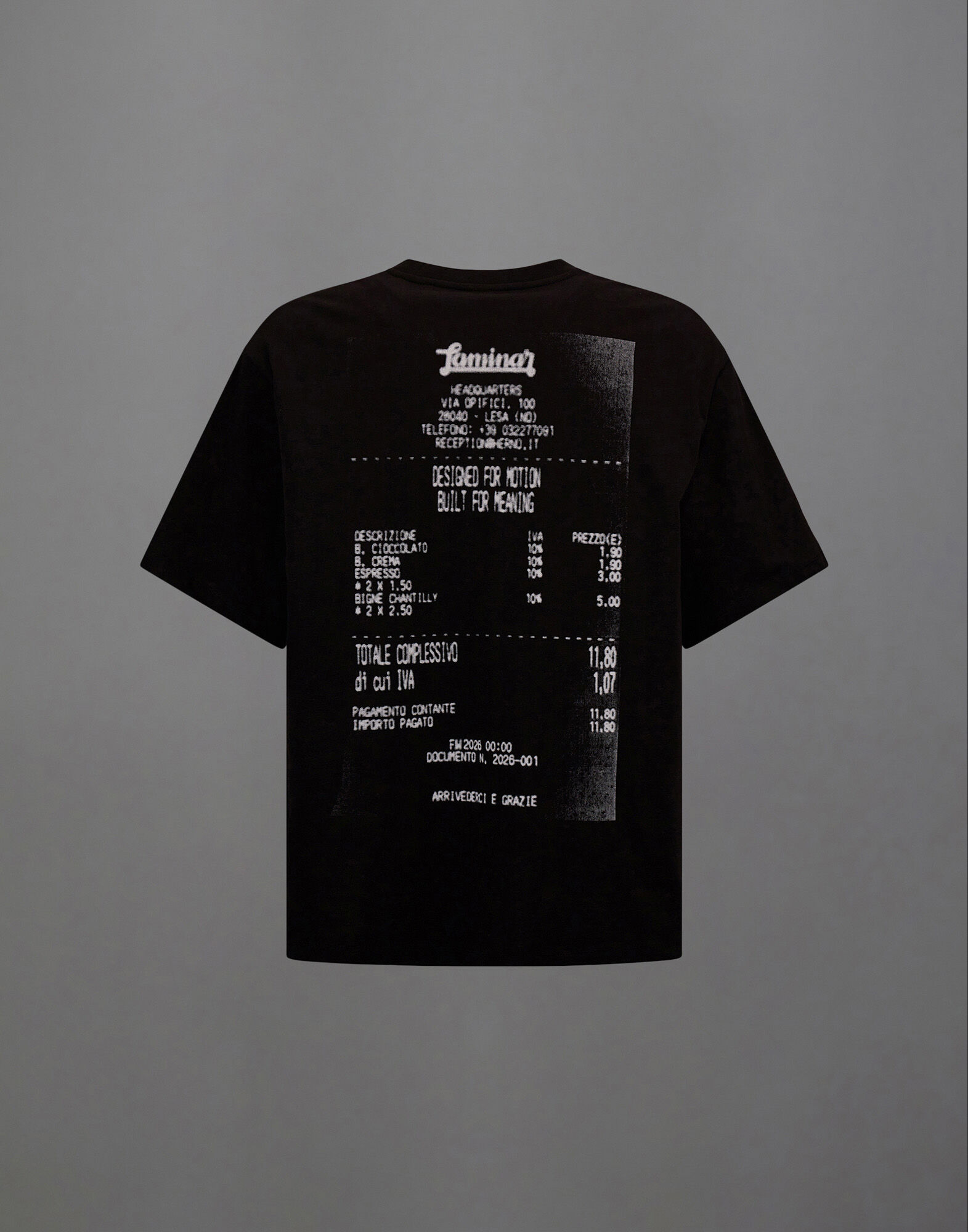 ラミナー コンパクトジャージー Tシャツ