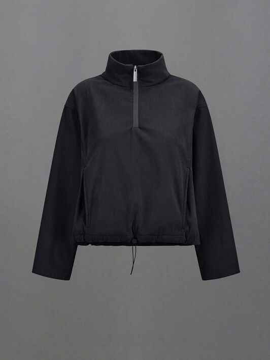 VESTE LAMINAR EN WASHED TECH-CORDUROY