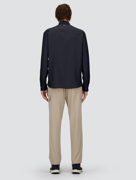 RESORT SHIRT IN CASHMERE AND SILK