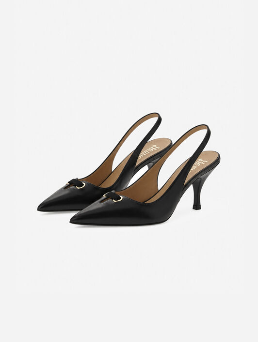 SLINGBACK EN CUIR SOUPLE