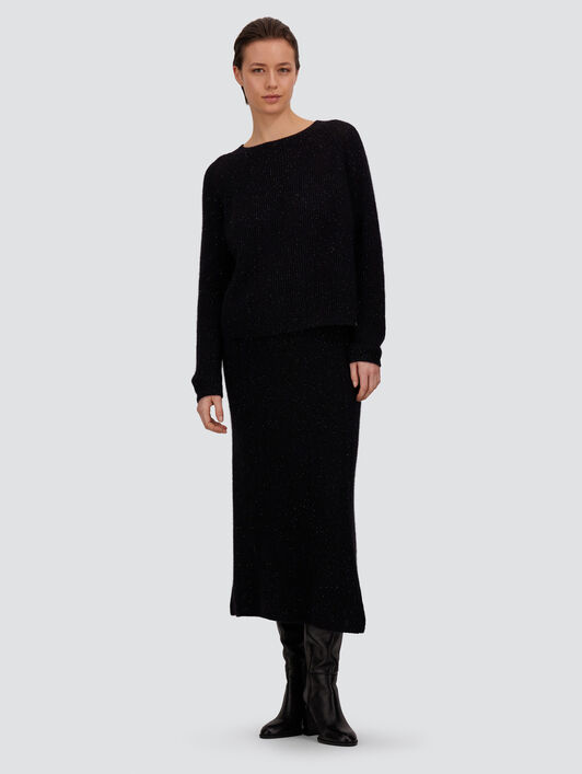 FISHERMAN'S RIB MOHAIR JUMPER