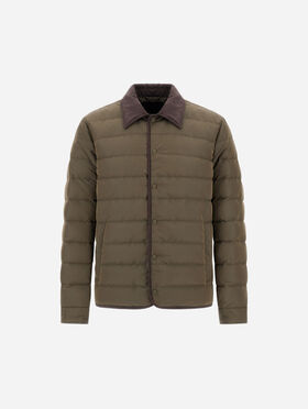 HEMDJACKE AUS NYOLON MIT CHANGIERENDEM EFFEKT UND SUEDE EFFECT