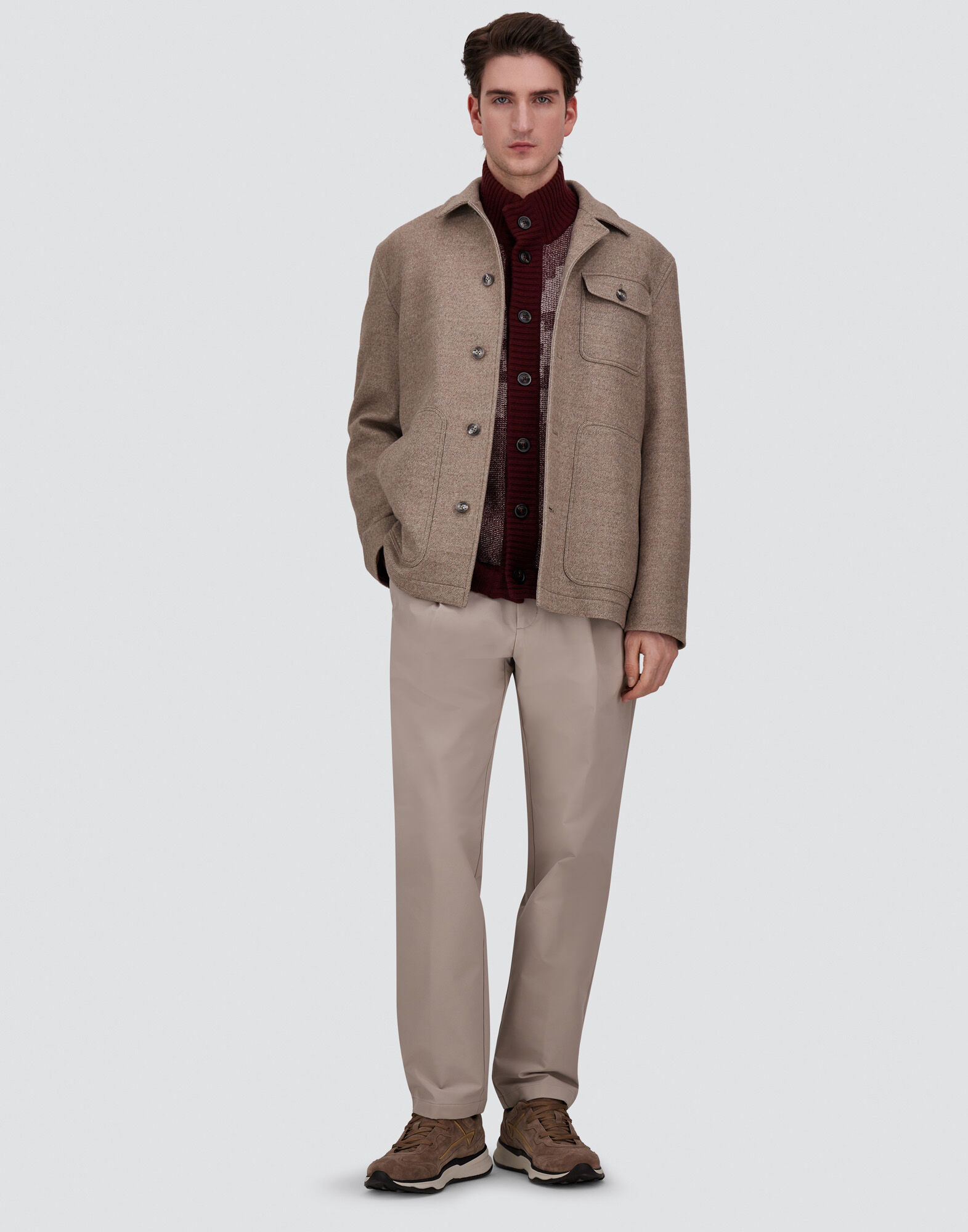 WOOL TWILL SHACKET