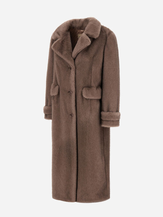 ABRIGO DE MELANGE ALTERNATIVE MINK FUR