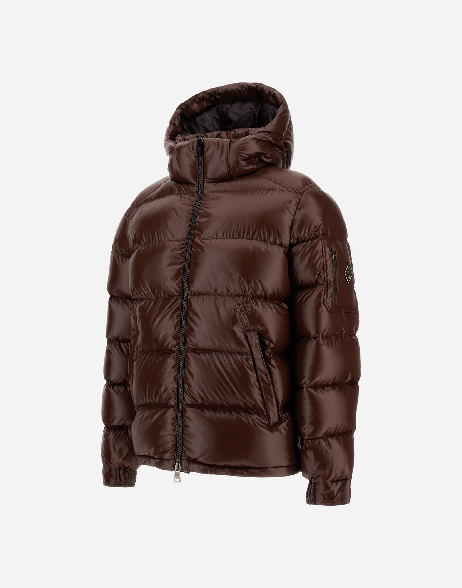 HERO DOWN JACKET IN GLOSSY NYLON