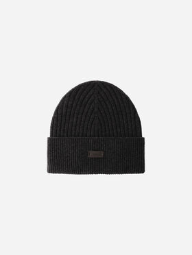 BEANIE AUS WOLLE IM RIPPSTRICK