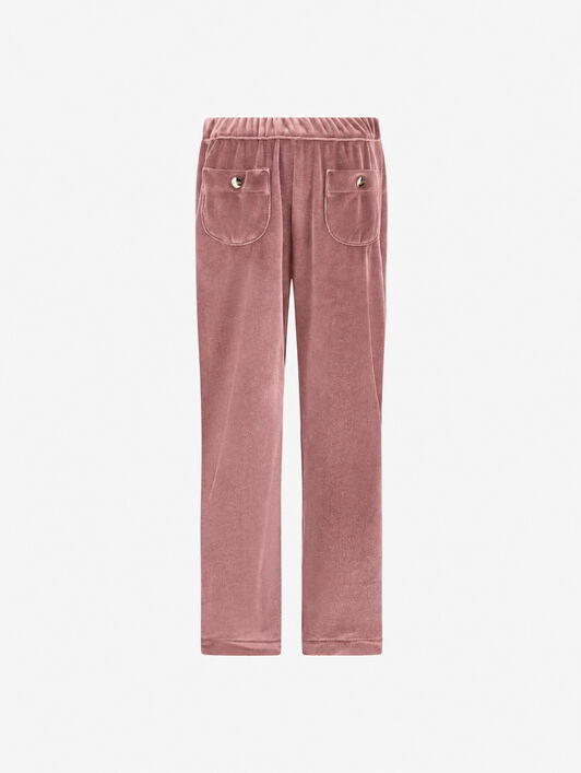 SMOOTH VELVET TROUSERS