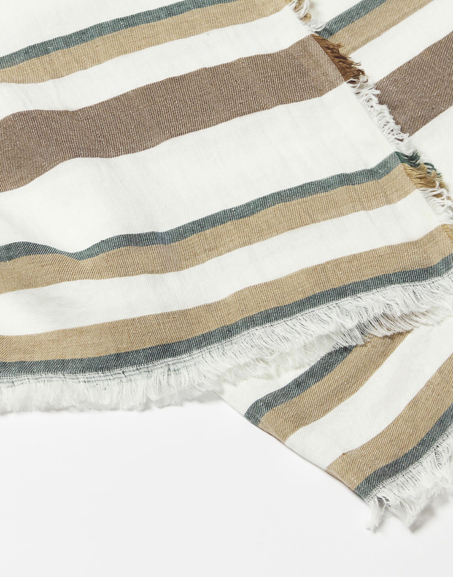 LARGE COTTON AND LINEN TABLECLOTH