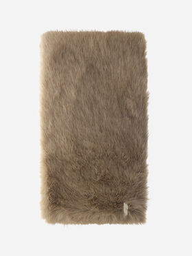 LONG-PILE FUR-TOUCH SCARF