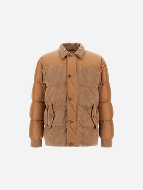 JACKE AUS CORD UND NYLON CHAMONIX