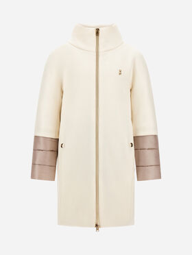 MANTEAU EN ECOWOOL ET NYLON ULTRALIGHT
