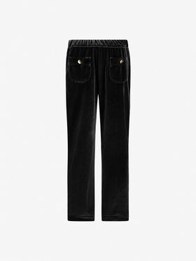 SMOOTH VELVET TROUSERS