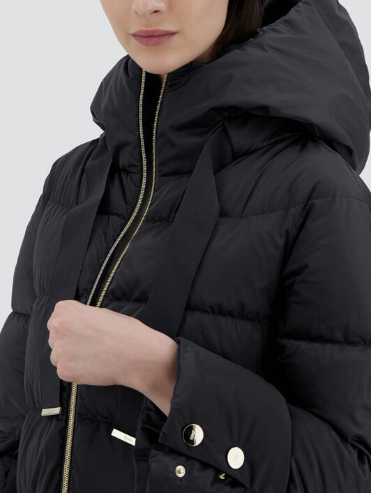 A-SHAPE JACKET IN SATIN