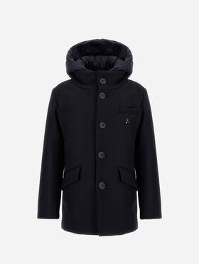 COAT IN ECOWOOL AND NYLON CHAMONIX
