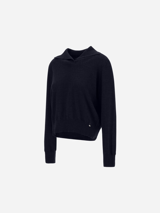 STOCKING STITCH WOOL JUMPER