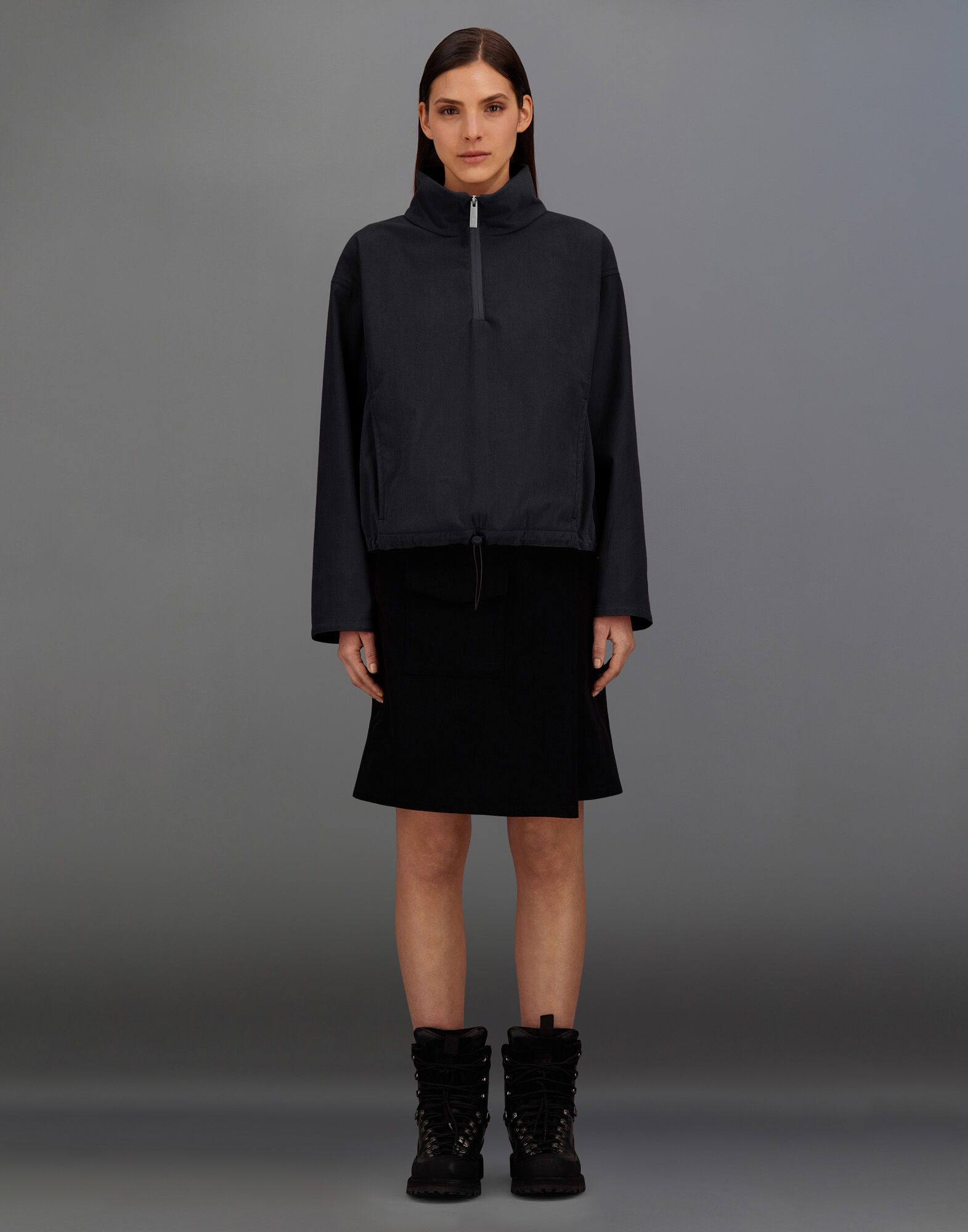 VESTE LAMINAR EN WASHED TECH-CORDUROY