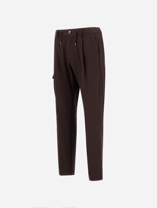 RESORT TROUSERS IN STRETCH COTTON