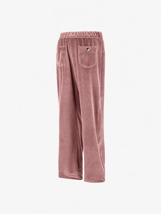 SMOOTH VELVET TROUSERS