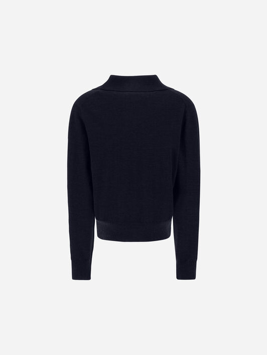 STOCKING STITCH WOOL JUMPER