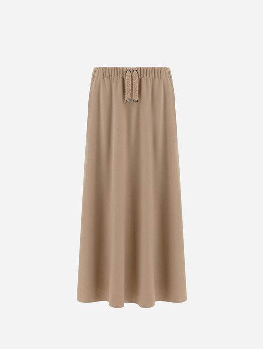 リゾート カシミアタッチフランネル スカート