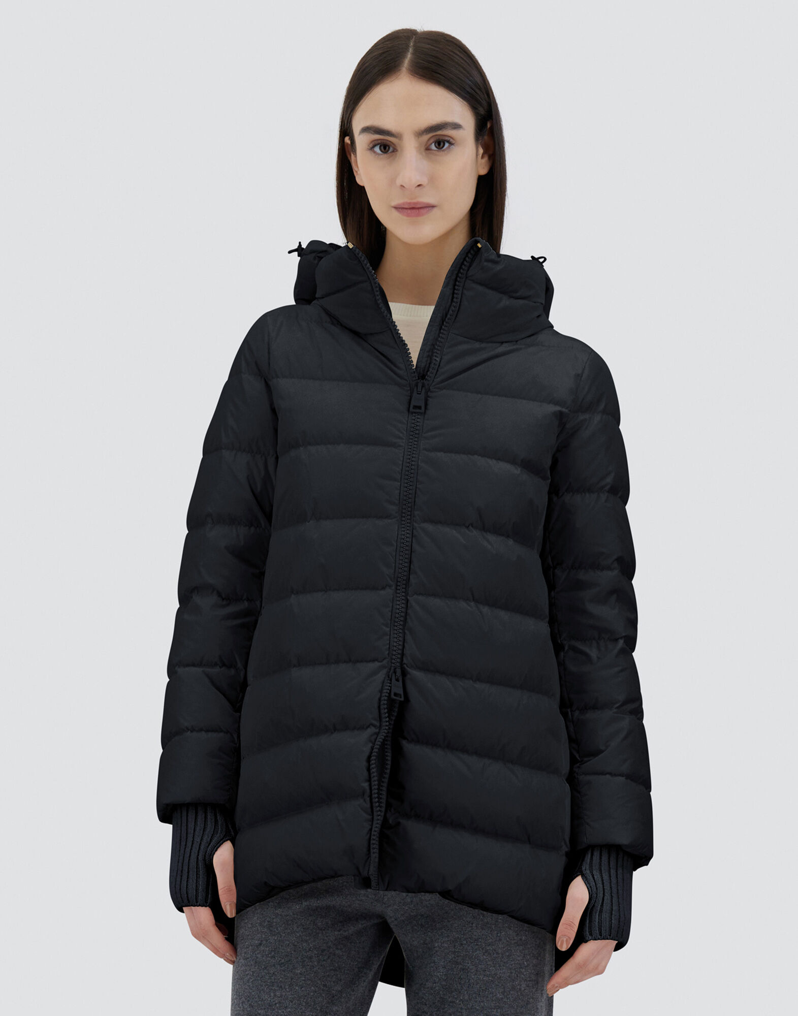 A-SHAPE JACKET IN NYLON CHAMONIX