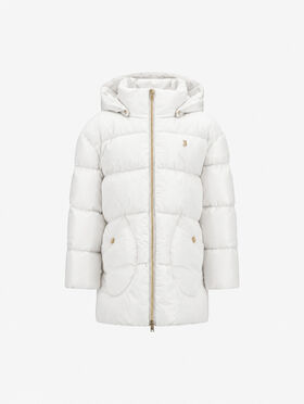 VESTE TRAPÈZE EN BABY TAFFETAS
