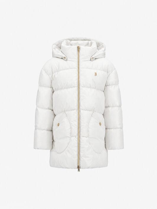 CHAQUETA DE CORTE ACAMPANADO DE BABY TAFETÁN